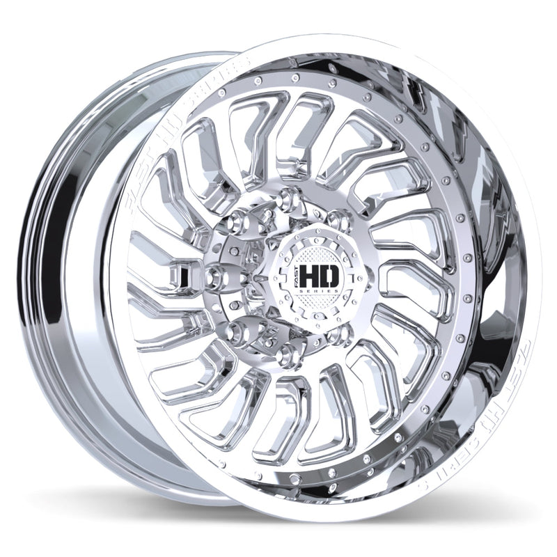 Fast HD - D-STRUCT - Chrome - 20" x 10", -15 Offset, 8x170 (Bolt pattern), 125.1mm HUB