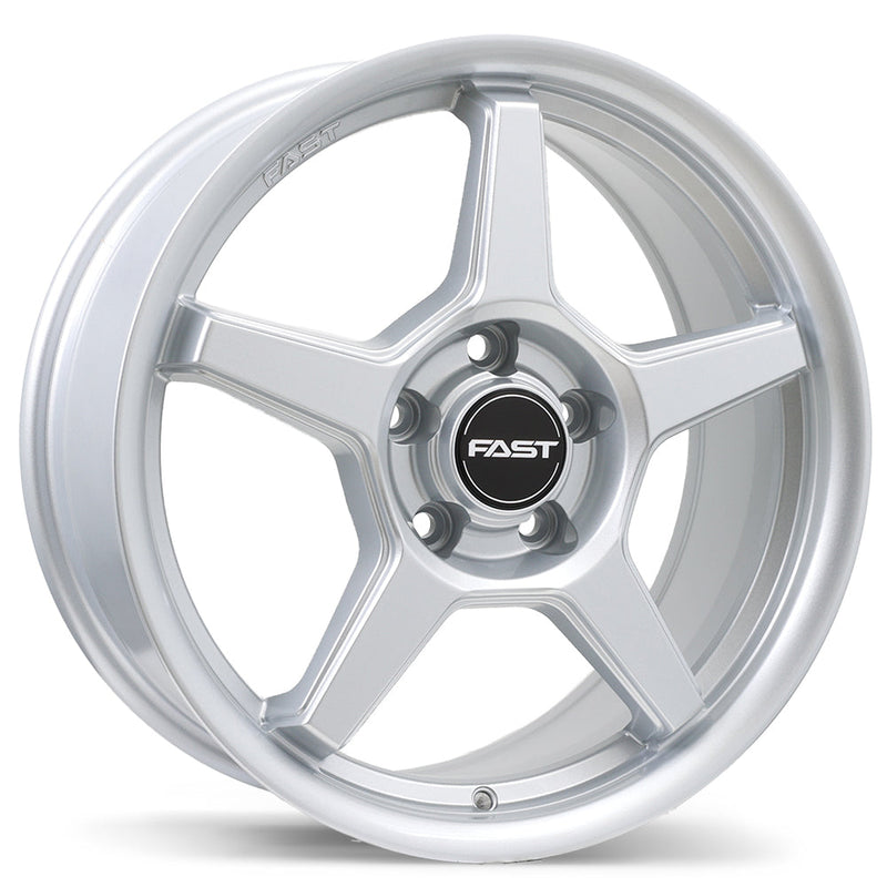 Fast Wheels - Flair - Silver - Gloss Silver - 16" x 7", 45 Offset, 5x114.3 (Bolt pattern), 64.10mm HUB