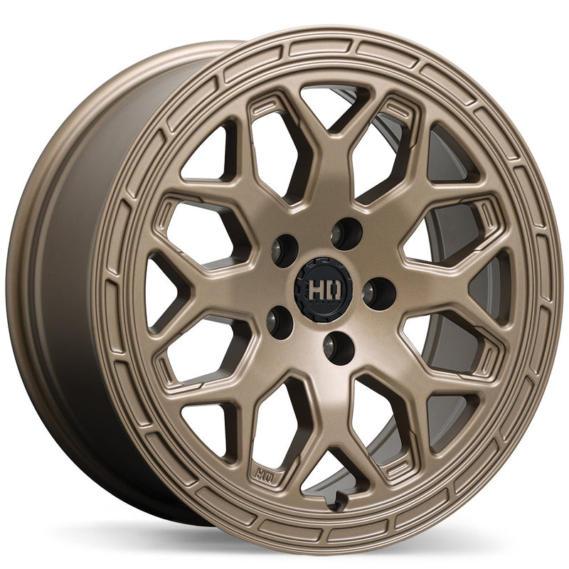 Fast HD - Bandit - Bronze - Satin Bronze - 18" x 8", 40 Offset, 5x112 (Bolt pattern), 66.5mm HUB