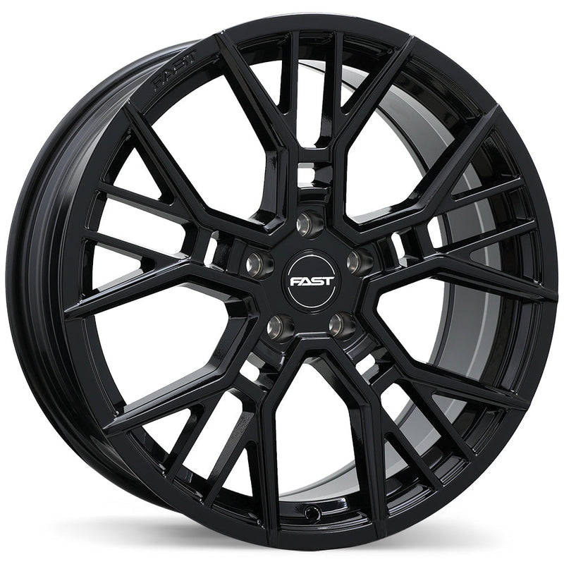 Fast Wheels - Spectre - Black - Gloss Black - 19" x 8.5", 50 Offset, 5x120 (Bolt pattern), 64.10mm HUB