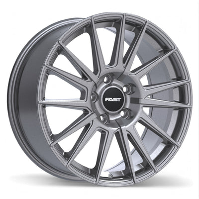 Fast Wheels - Tempest - Grey - Titanium - 18" x 8", 45 Offset, 5x114.3 (Bolt pattern), 70.6mm HUB