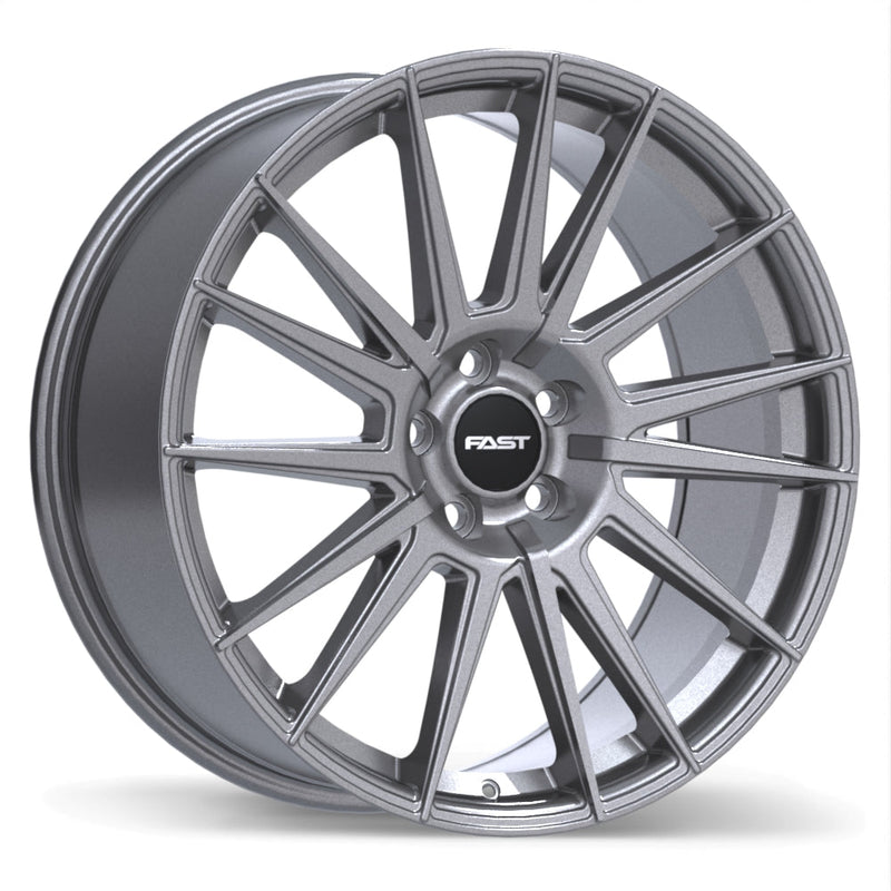 Fast Wheels - Tempest - Grey - Titanium - 20" x 8.5", 45 Offset, 5x114.3 (Bolt pattern), 70.6mm HUB