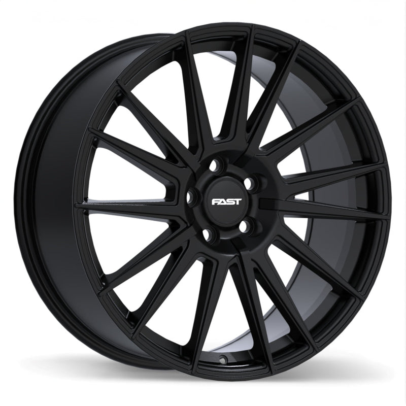 Fast Wheels - Tempest - Black - Satin Black - 20" x 8.5", 45 Offset, 5x114.3 (Bolt pattern), 66.1mm HUB