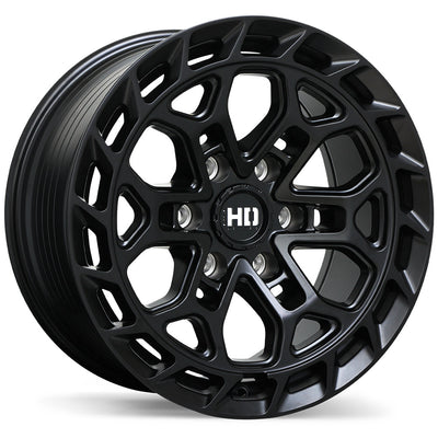 Fast HD - Phantom - Black - Satin Black - 18" x 9", 20 Offset, 6x135 (Bolt pattern), 87.10mm HUB
