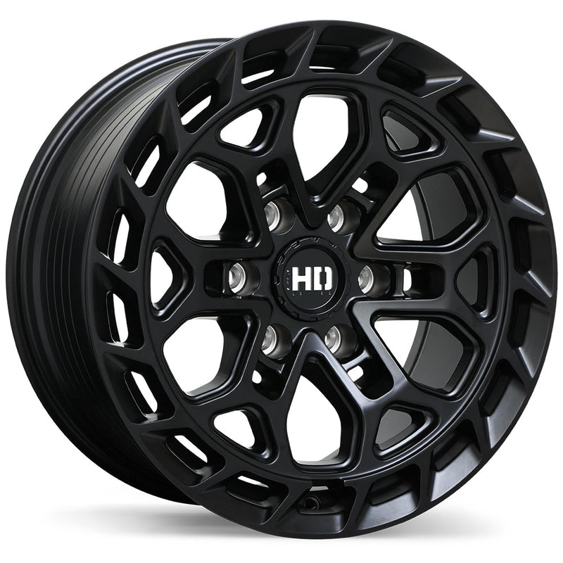 Fast HD - Phantom - Black - Satin Black - 18" x 9", 20 Offset, 6x135 (Bolt pattern), 87.10mm HUB