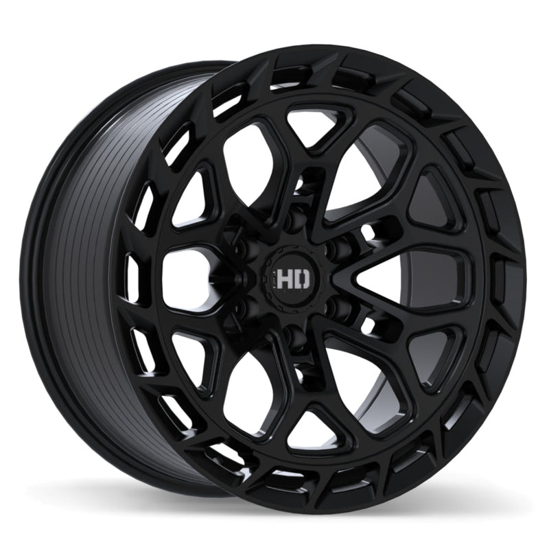 Fast HD - Phantom - Black - Satin Black - 20" x 10", 0 Offset, 6x139.7 (Bolt pattern), 106.10mm HUB