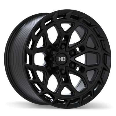 Fast HD - Phantom - Black - Satin Black - 20" x 10", 0 Offset, 6x139.7 (Bolt pattern), 93.10mm HUB