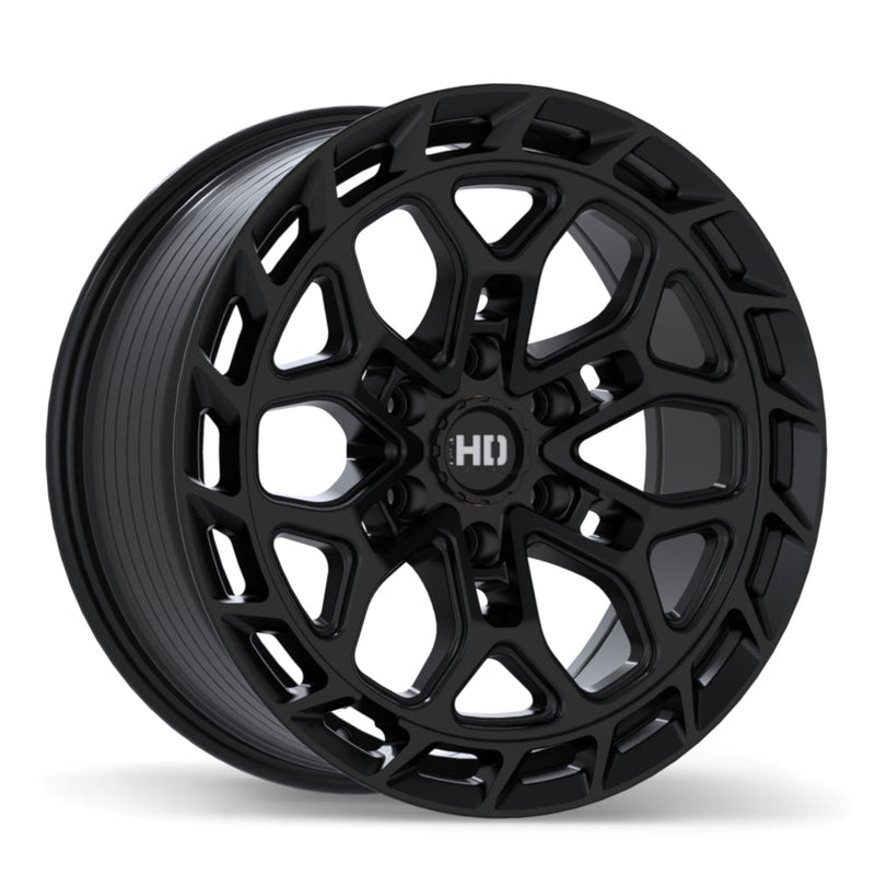 Fast HD - Phantom - Black - Satin Black - 20" x 9", 20 Offset, 6x135 (Bolt pattern), 87.10mm HUB