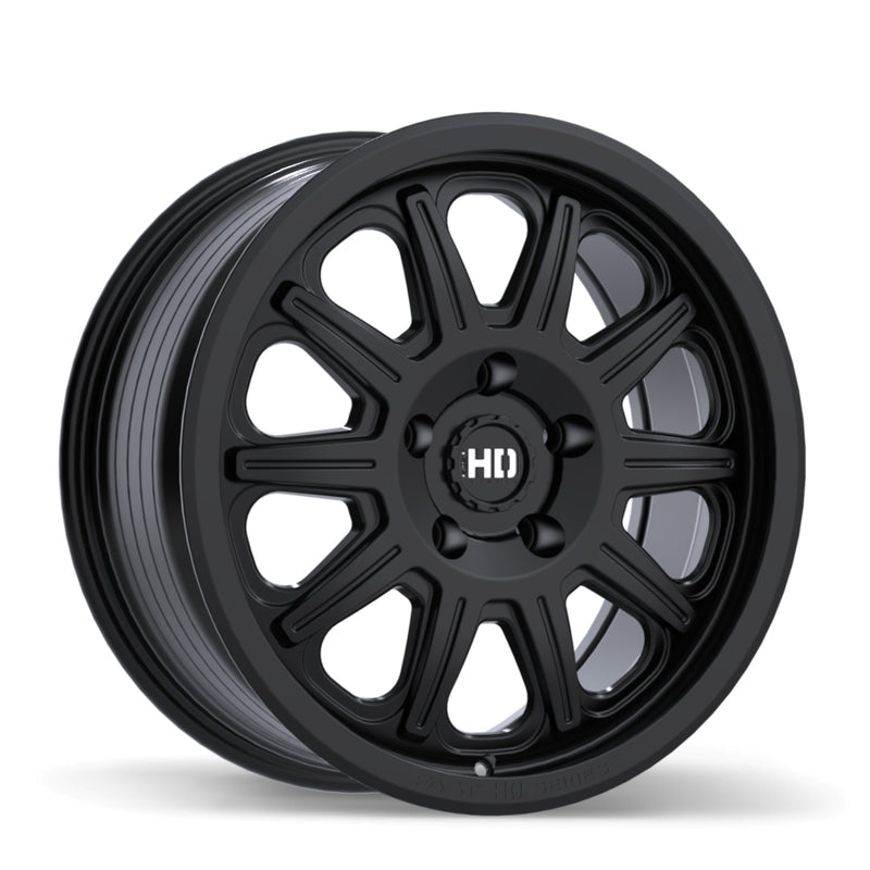 Fast HD - Fury - Black - Satin Black - 18" x 8", 45 Offset, 5x127 (Bolt Pattern), 71.5mm HUB