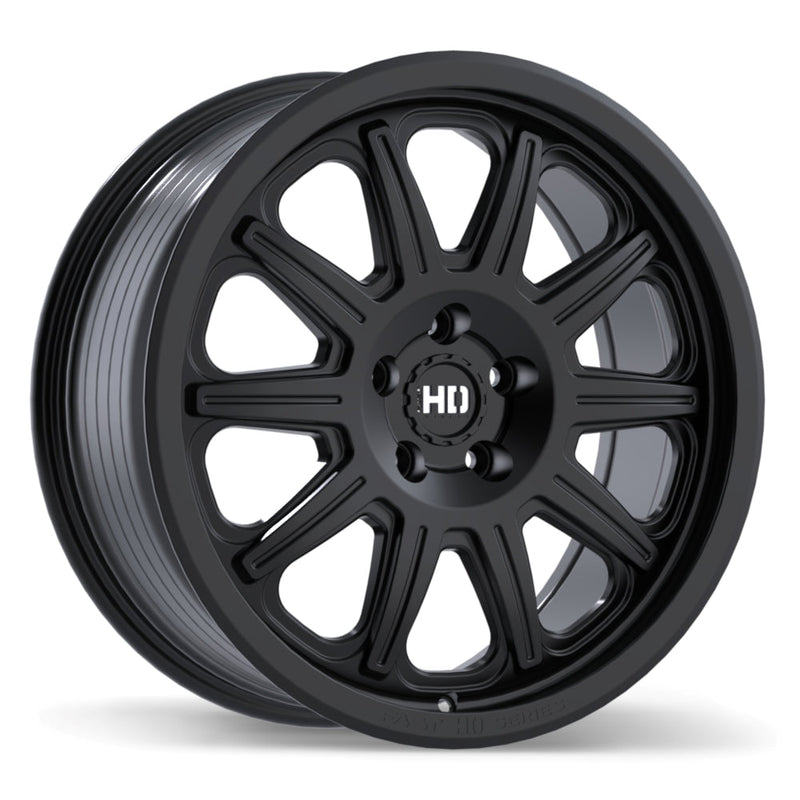 Fast HD - Fury - Black - Satin Black - 19" x 8", 40 Offset, 5x114.3 (Bolt pattern), 72.60mm HUB