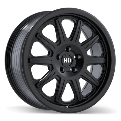 Fast HD - Fury - Black - Satin Black - 19" x 8", 40 Offset, 5x114.3 (Bolt pattern), 72.60mm HUB