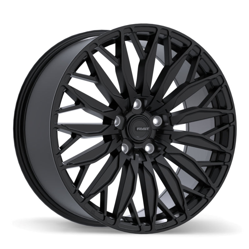 Fast Wheels - Onyx - Black - Satin Black - 20" x 9", 40 Offset, 5x120 (Bolt pattern), 60.10mm HUB