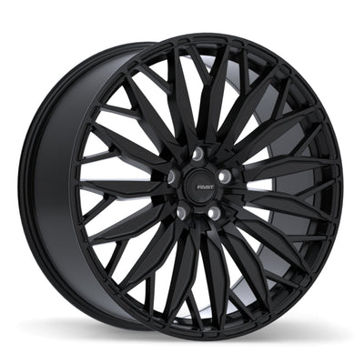 Fast Wheels - Onyx - Black - Satin Black - 22" x 9.5", 35 Offset, 5x114.3 (Bolt pattern), 66.10mm HUB