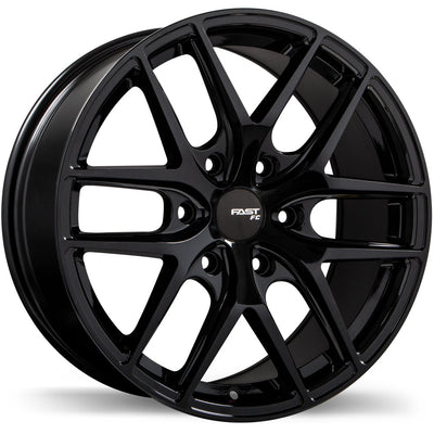 Fast Wheels - FC04X - Black - Metallic Black - 20" x 8.5", 15 Offset, 6x139.7 (Bolt pattern), 93.1mm HUB