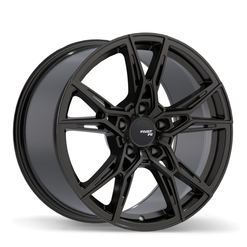 Fast Wheels - FC10 - Black - Gloss Black Anthracite - 18" x 10.5", 25 Offset, 5x112 (Bolt pattern), 57.10mm HUB