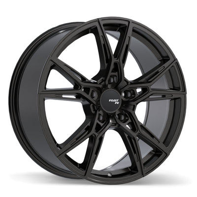 Fast Wheels - FC10 - Black - Gloss Black Anthracite - 19" x 9.5", 25 Offset, 5x114.3 (Bolt pattern), 61.7mm HUB