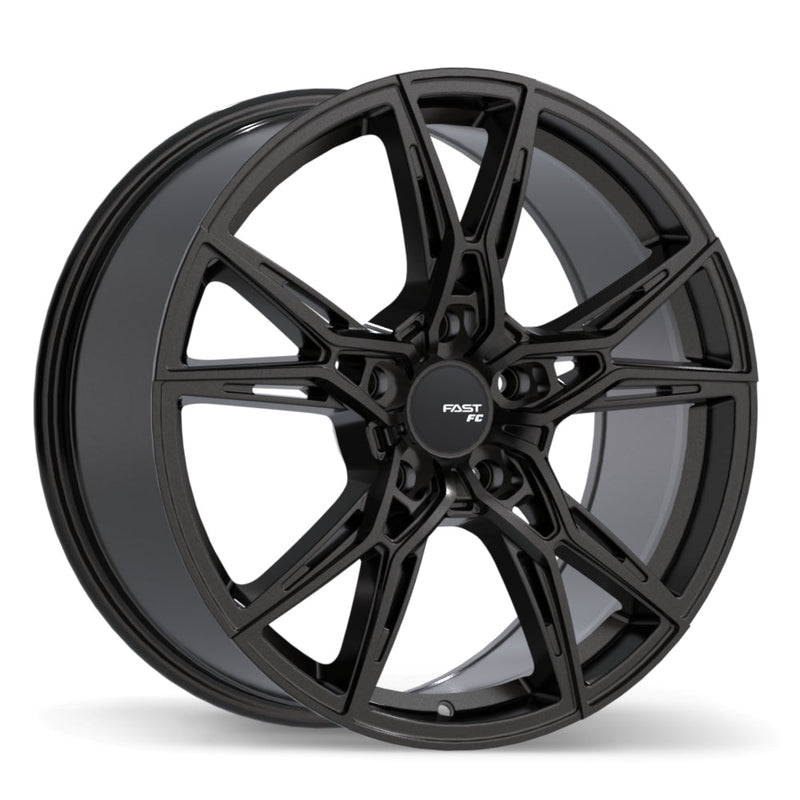 Fast Wheels - FC10 - Black - Gloss Black Anthracite - 19" x 9.5", 35 Offset, 5x130 (Bolt pattern), 67.1mm HUB
