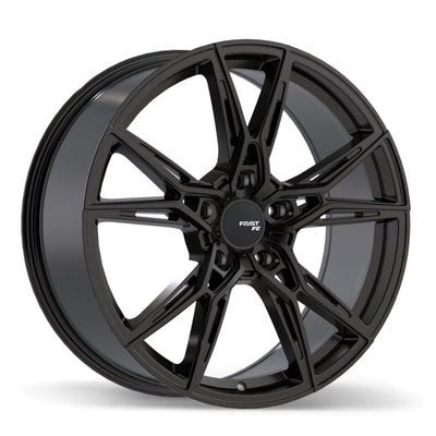 Fast Wheels - FC10 - Black - Gloss Black Anthracite - 20" x 8.5", 25 Offset, 5x120 (Bolt pattern), 63.4mm HUB