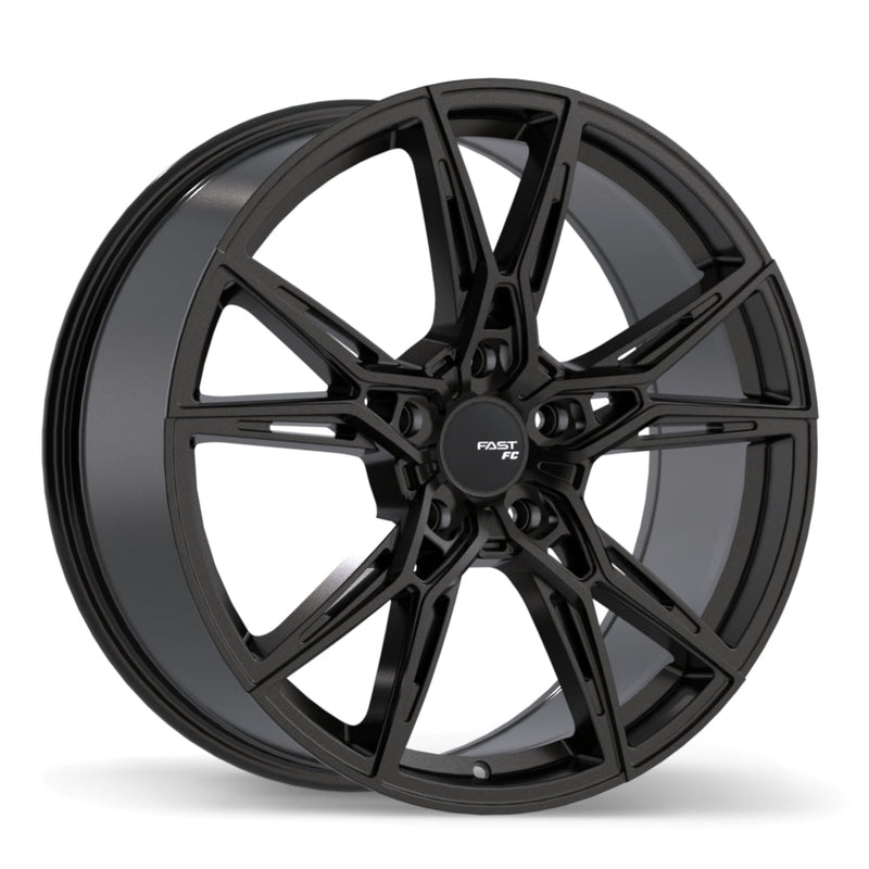 Fast Wheels - FC10 - Black - Gloss Black Anthracite - 20" x 9.5", 45 Offset, 5x114.3 (Bolt pattern), 66.1mm HUB
