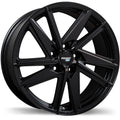 Fast Wheels - EV01 - Black - Satin Black - 19" x 8", 45 Offset, 5x112 (Bolt pattern), 66.6mm HUB