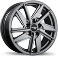 Fast Wheels - EV01 - Grey - Titanium - 19" x 8", 45 Offset, 5x112 (Bolt pattern), 66.6mm HUB