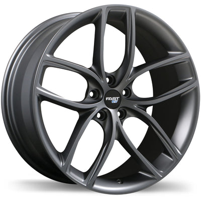 Fast Wheels - EV04 - Grey - Space Grey - 21" x 10.5", 45 Offset, 5x120 (Bolt pattern), 64.1mm HUB