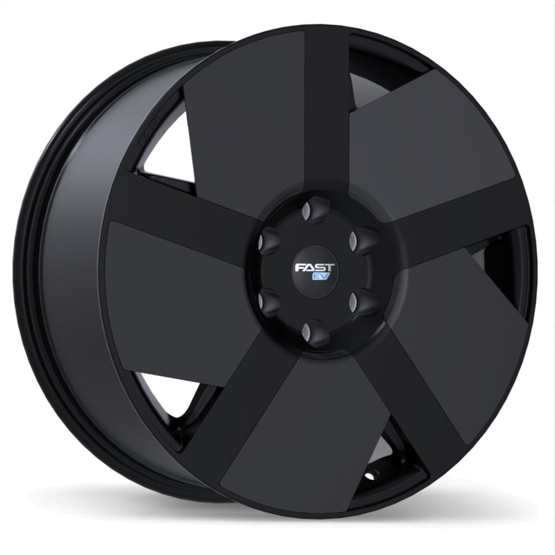Fast Wheels - EV06 - Black - Satin Black - 18" x 8.5", 37 Offset, 6x132 (Bolt pattern), 74.5mm HUB