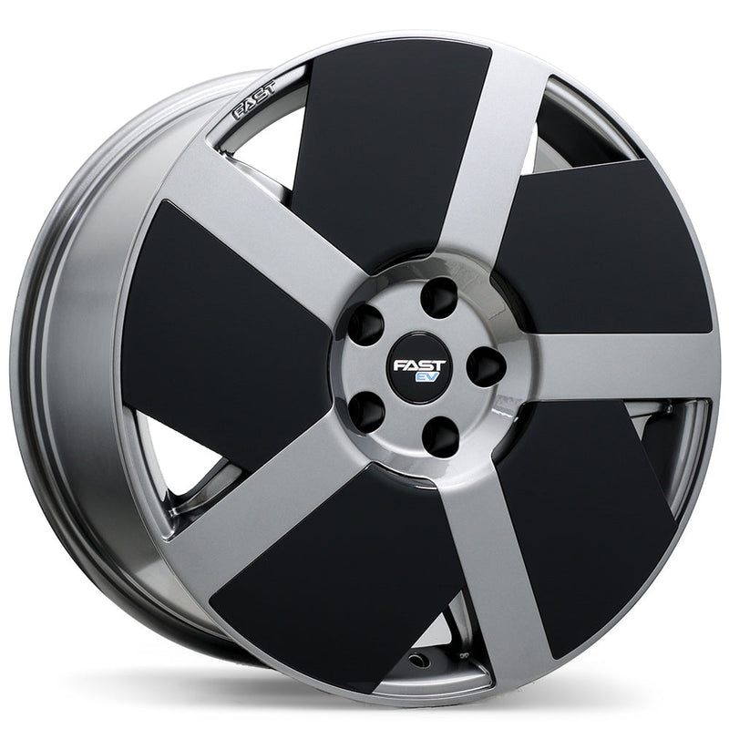Fast Wheels - EV06 - Grey - Gloss Grey - 19" x 10.5", 45 Offset, 5x120 (Bolt pattern), 64.10mm HUB