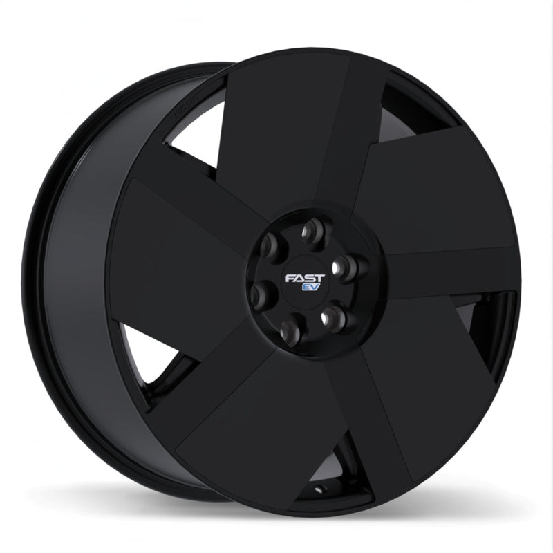 Fast Wheels - EV06 - Black - Satin Black - 21" x 9.5", 40 Offset, 6x132 (Bolt pattern), 74.5mm HUB