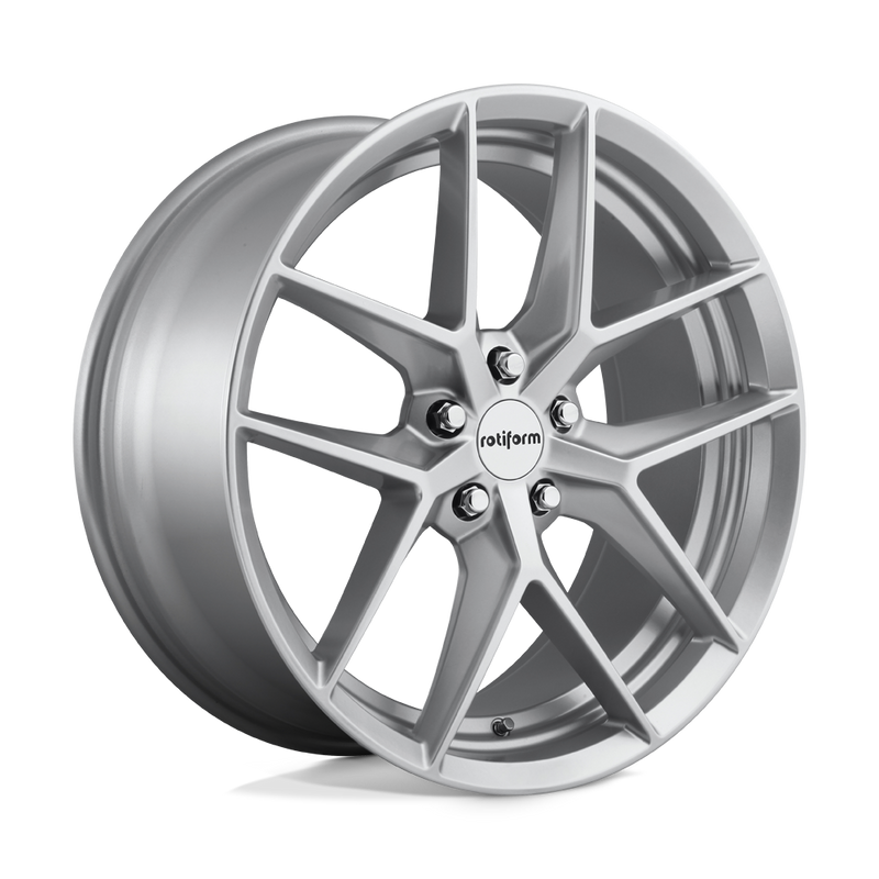 Rotiform - R133 FLG - Silver - Gloss Silver - 19" x 8.5", 45 Offset, 5x114.3 (Bolt pattern), 72.56mm HUB