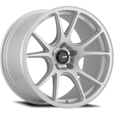 Konig - Freeform - Silver - Matte Silver - 17" x 8", 38 Offset, 5x100 (Bolt pattern), 73.1mm HUB