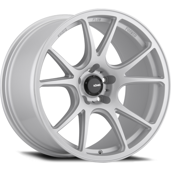 Konig - Freeform - Silver - Matte Silver - 17" x 9", 25 Offset, 5x114.3 (Bolt pattern), 73.1mm HUB