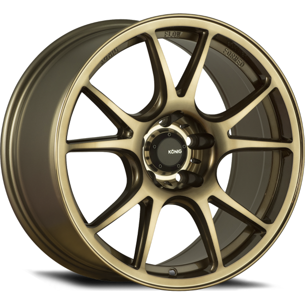Konig - Freeform - Bronze - Radium Bronze - 18" x 9", 42 Offset, 5x112 (Bolt pattern), 66.6mm HUB