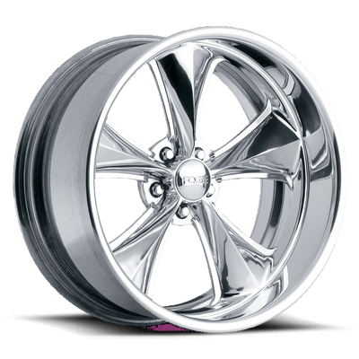 Foose - F201 NITROUS - Polished - High Luster Polished - 17" x 8", 0 Offset, 5x120.65 (Bolt pattern), 72.56mm HUB
