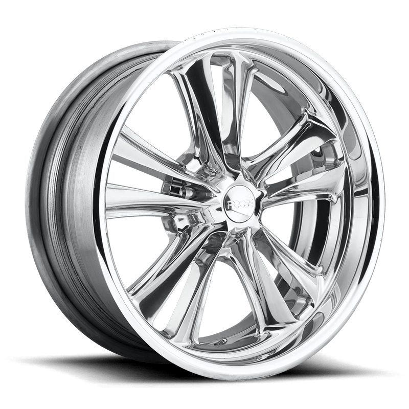 Foose - F237 KNUCKLE - Polished - High Luster Polished - 17" x 9", 6 Offset, 5x120.65 (Bolt pattern), 72.56mm HUB