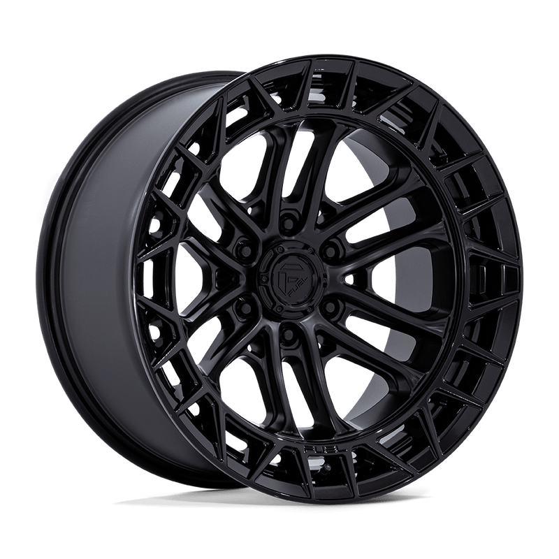 Fuel - FC874 CELSIUS - Black - Matte Black with Gloss Black Lip - 20" x 9", 20 Offset, 6x135 (Bolt pattern), 87.10mm HUB
