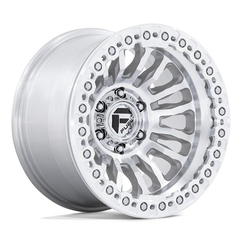 Fuel - FC125 RINCON BEADLOCK - Silver - Cast & Machined - 17" x 9", -38 Offset, 6x139.7 (Bolt pattern), 106.1mm HUB