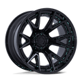 Fuel - FC402 CATALYST - Black - Matte Black W/ Gloss Black Lip - 17" x 9", 1 Offset, 6x135 (Bolt pattern), 87.10mm HUB