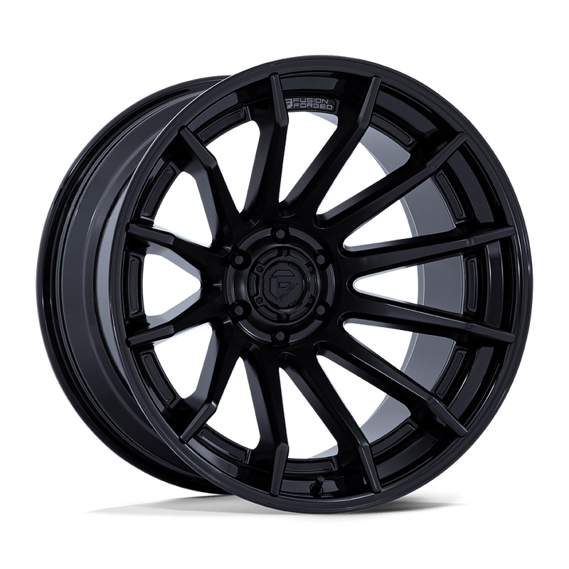 Fuel - FC403 BURN - Black - Matte Black with Gloss Black Lip - 20" x 9", 1 Offset, 6x139.7 (Bolt pattern), 106.10mm HUB