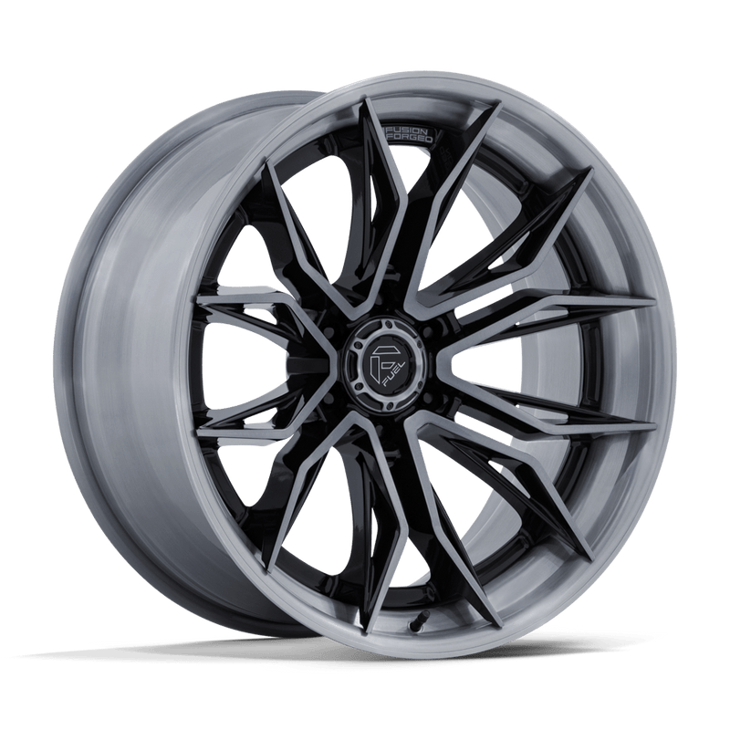 Fuel - MUTINY - Black - Gloss Black Brushed Dark Tint - 20" x 9", 1 Offset, 6x139.7 (Bolt pattern), 106.10mm HUB