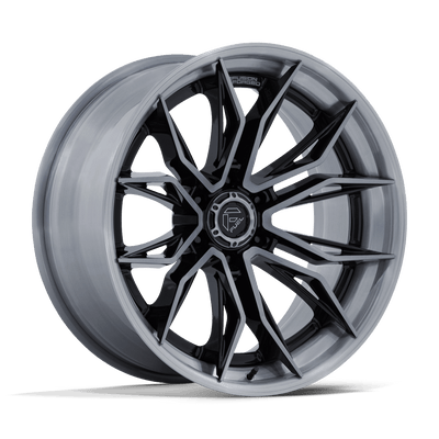 Fuel - MUTINY - Black - Gloss Black Brushed Dark Tint - 20" x 9", 20 Offset, 6x135 (Bolt pattern), 87.10mm HUB