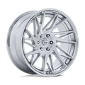 Fuel - FC405 DYNAMO - Silver - Gloss Silver Brushed W/ Chr-Lp - 20" x 10", -18 Offset, 6x139.7 (Bolt pattern), 106.10mm HUB