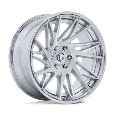 Fuel - FC405 DYNAMO - Silver - Gloss Silver Brushed W/ Chr-Lp - 20" x 10", -18 Offset, 6x139.7 (Bolt pattern), 106.10mm HUB