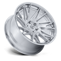 Fuel - FC405 DYNAMO - Silver - Gloss Silver Brushed W/ Chr-Lp - 22" x 9.5", 20 Offset, 6x139.7 (Bolt pattern), 106.10mm HUB