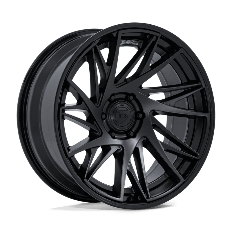 Fuel - FC405 DYNAMO - Black - Matte Black W/ Gloss Black Lip - 22" x 10", -18 Offset, 6x135 (Bolt pattern), 87.10mm HUB
