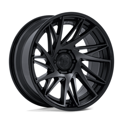 Fuel - FC405 DYNAMO - Black - Matte Black W/ Gloss Black Lip - 20" x 9", 1 Offset, 6x135 (Bolt pattern), 87.10mm HUB