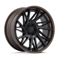 Fuel - FC405 DYNAMO - Black - Matte Black W/ G-Bronze Lip - 20" x 10", -18 Offset, 6x139.7 (Bolt pattern), 106.10mm HUB