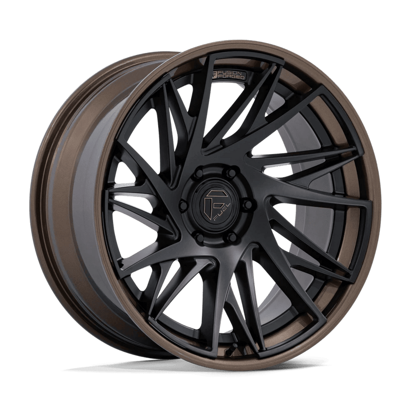 Fuel - FC405 DYNAMO - Black - Matte Black W/ G-Bronze Lip - 22" x 10", -18 Offset, 6x135 (Bolt pattern), 87.10mm HUB