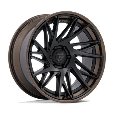 Fuel - FC405 DYNAMO - Black - Matte Black W/ G-Bronze Lip - 24" x 10", 0 Offset, 6x139.7 (Bolt pattern), 106.10mm HUB