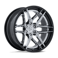 Fuel - FC408 FLIGHT - Chrome - Chrome W/ Gloss Black Lip - 20" x 9", 1 Offset, 6x135 (Bolt pattern), 87.10mm HUB